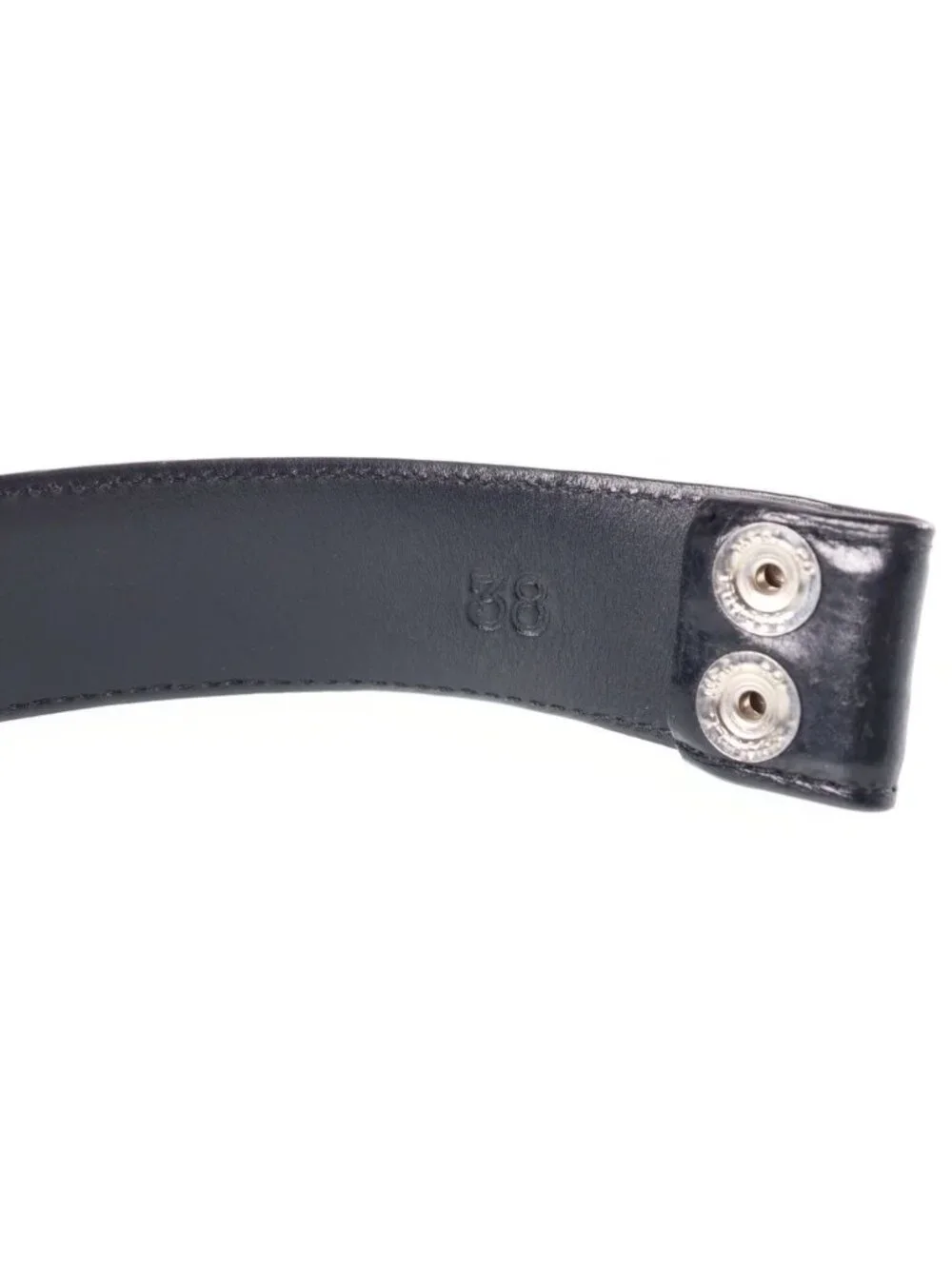 Chrome Hearts 1.5 Strap Scroll Rabe Roulis Betts Leather Belt